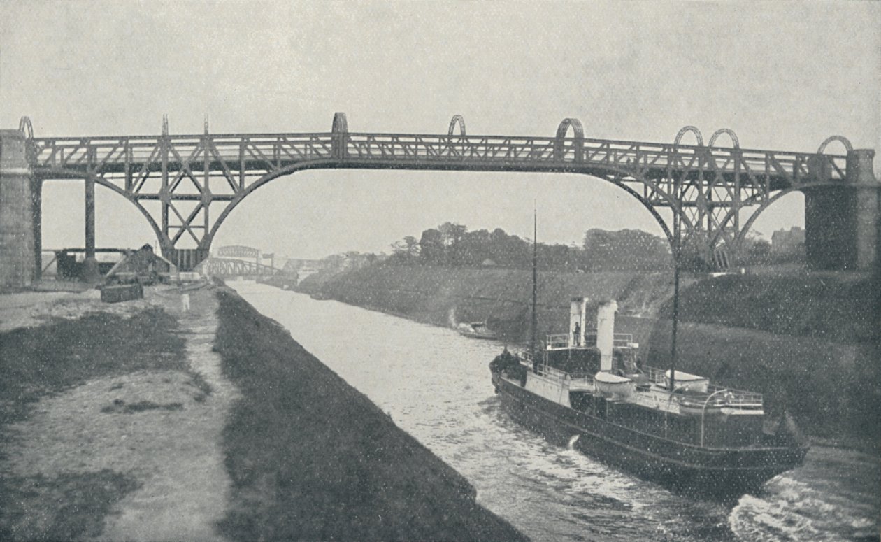 Manchester Ship Canal, 1910 by Valentine and Sons Ltd