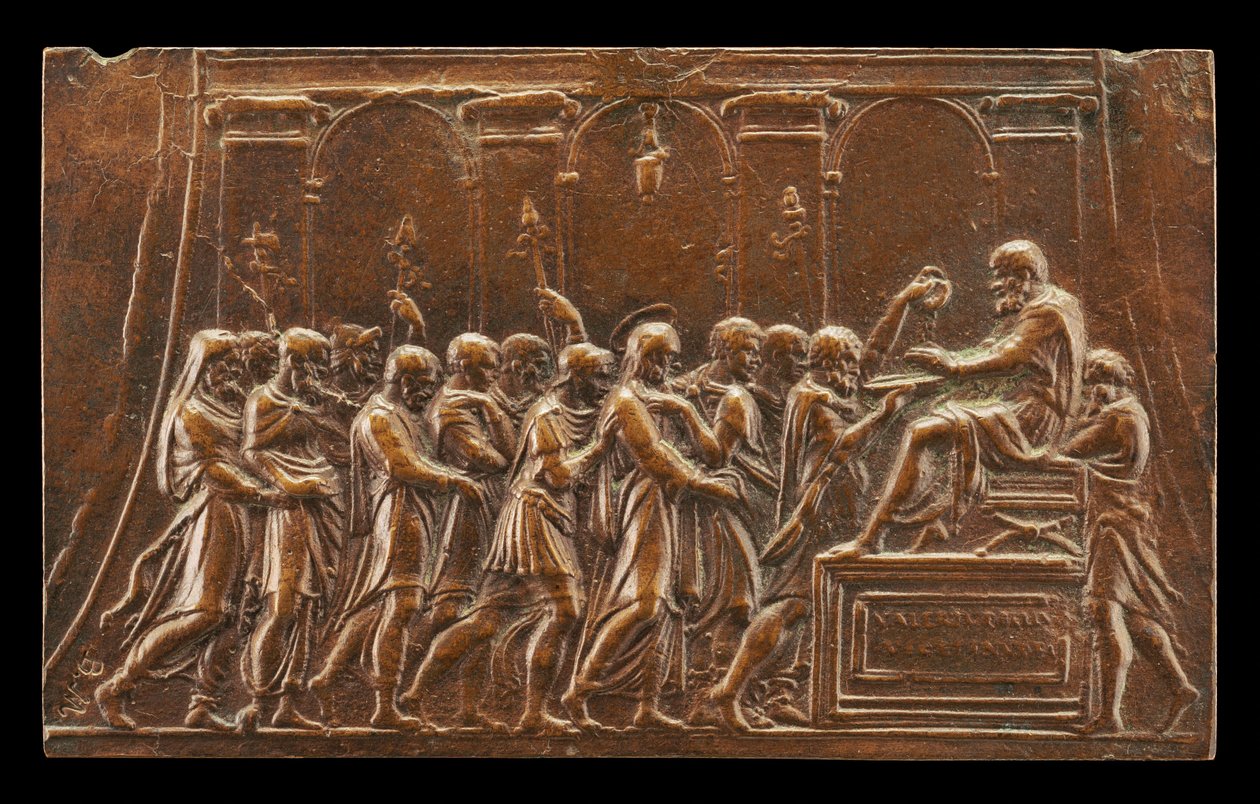 Christ Brought Before Pontius Pilate by Valerio Belli
