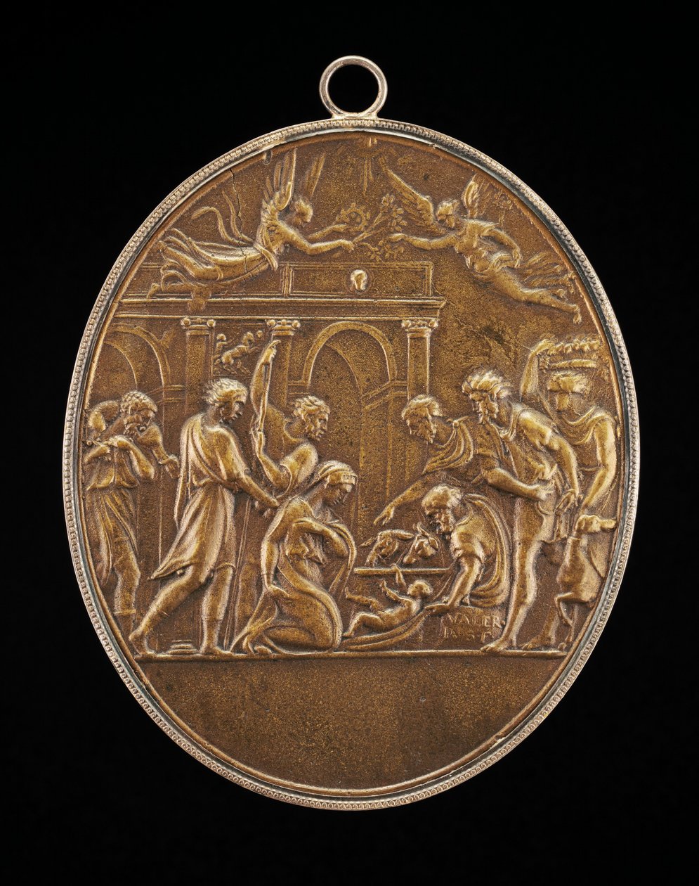 The Adoration of the Shepherds, 1530s by Valerio Belli
