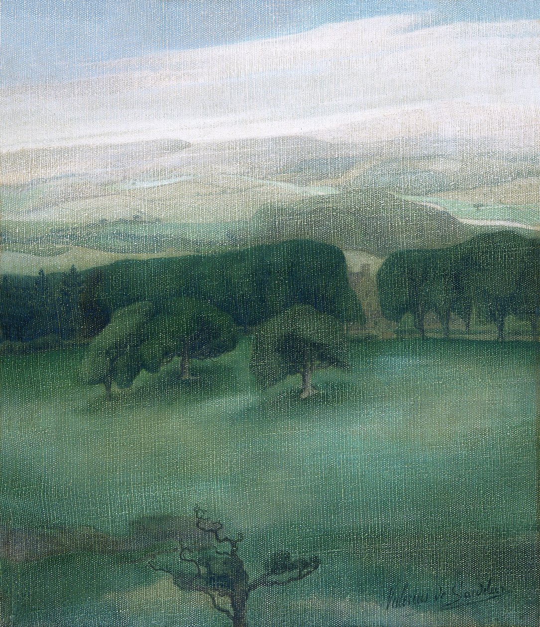 Mountains in Cardiganshire, 1910s by Valerius de Saedeleer