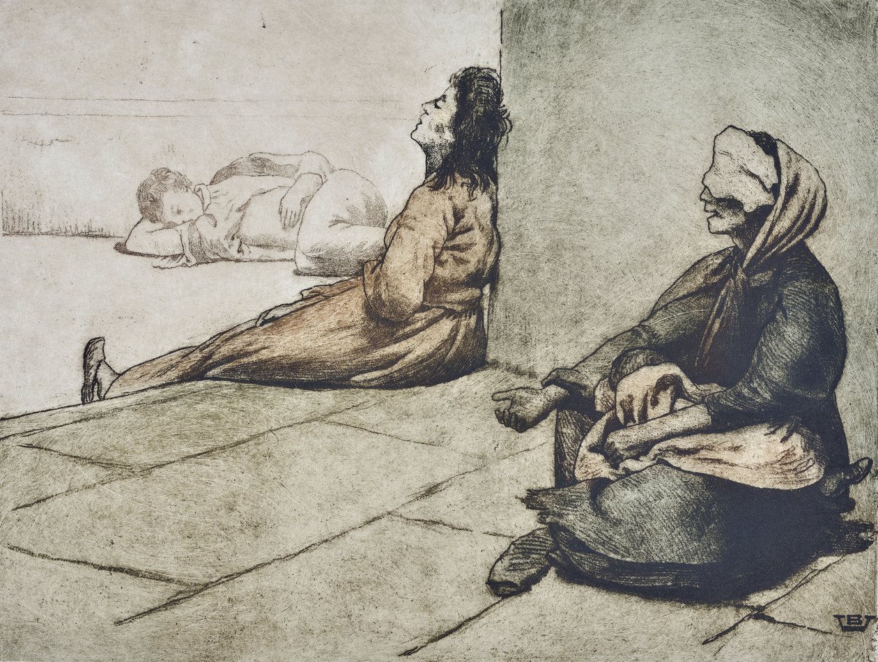 Neapolitan Beggars by Valère Bernard
