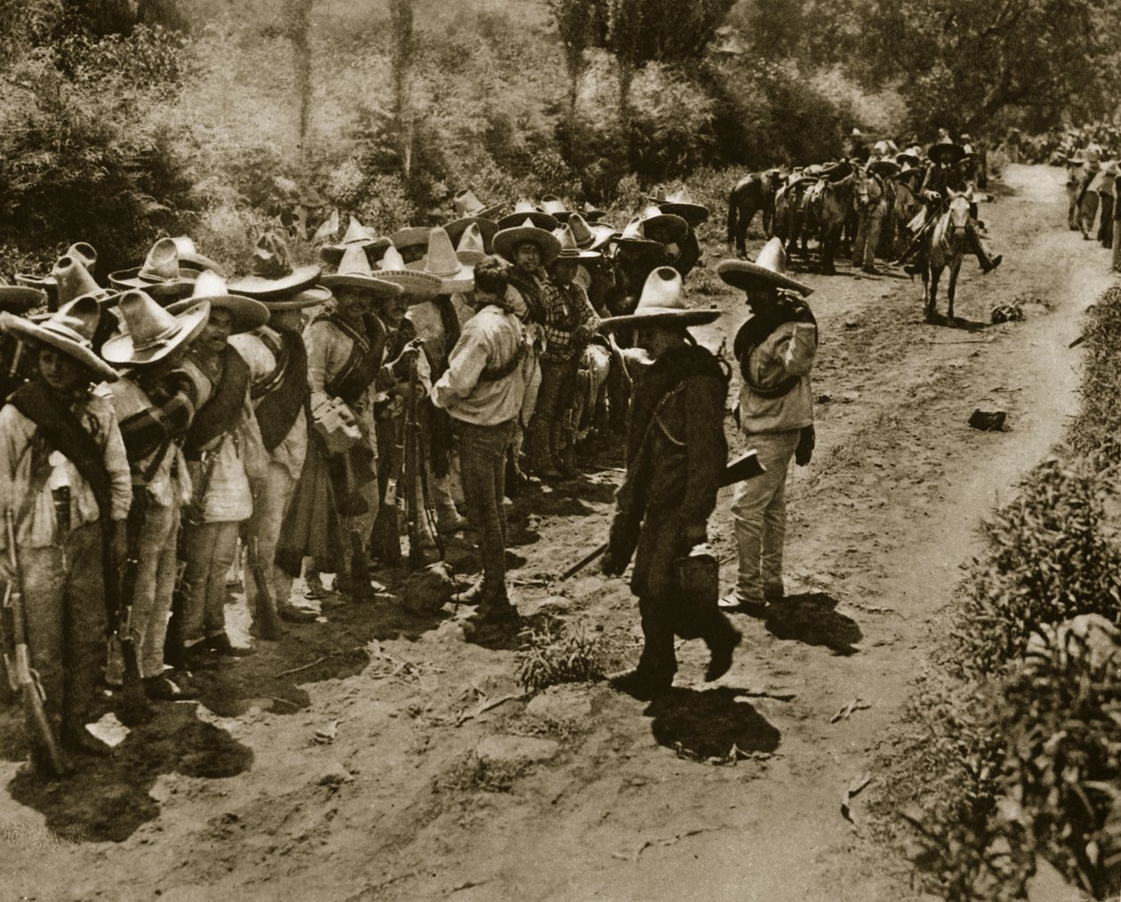 Zapatistas, c.1914 by Vargas