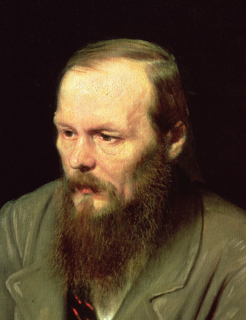 Portrait of Fyodor Dostoyevsky (detail) by Vasili Grigorevich Perov