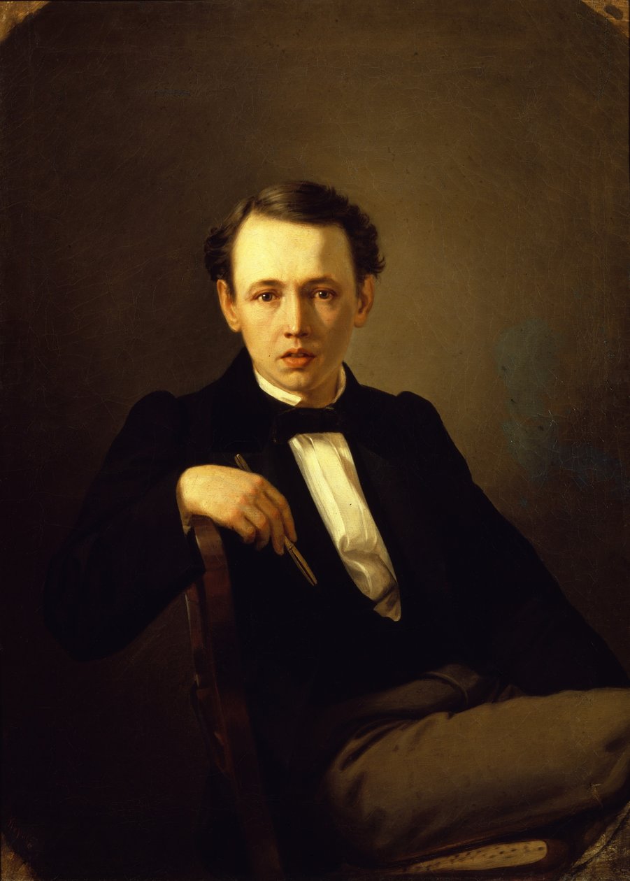Self-Portrait, 1851 by Vasili Grigorevich Perov