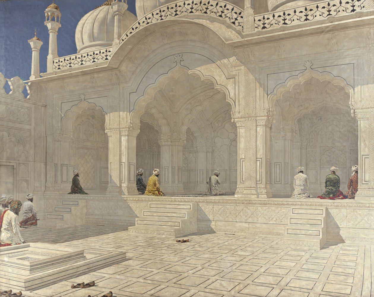 Pearl Mosque at Delhi by Vasili Vasilievich Vereshchagin