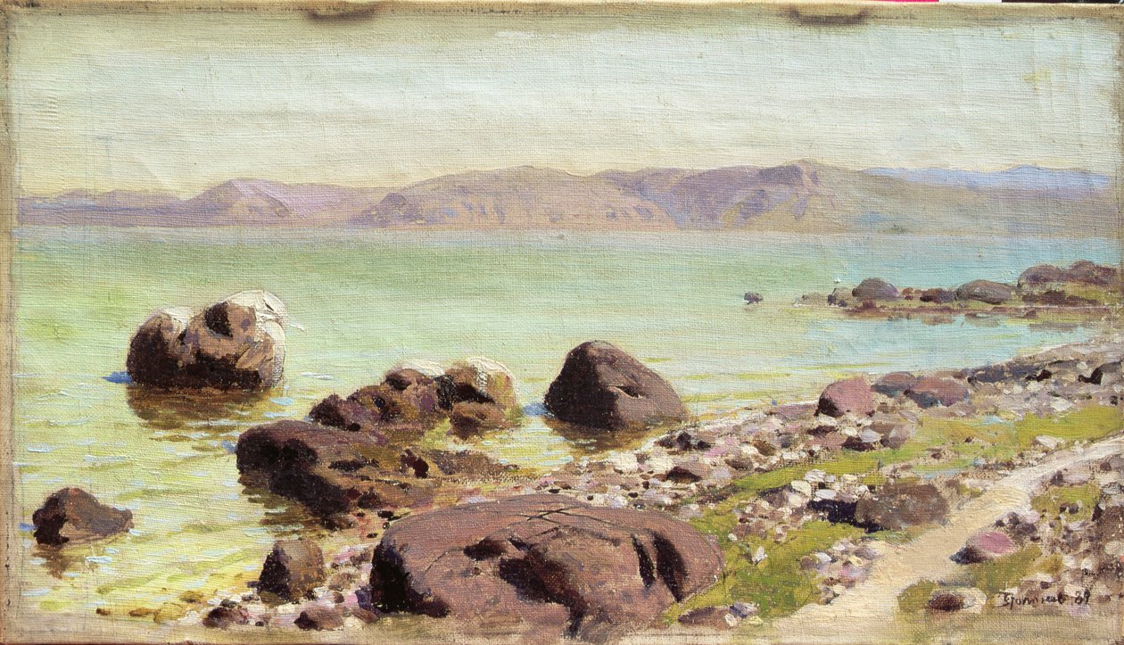 Rocky Shore, 1889 by Vasilij Dmitrievich Polenov