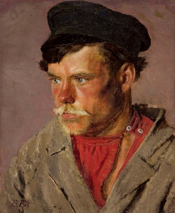 Portrait of a Peasant by Vasili Vasilievich Vereshchagin