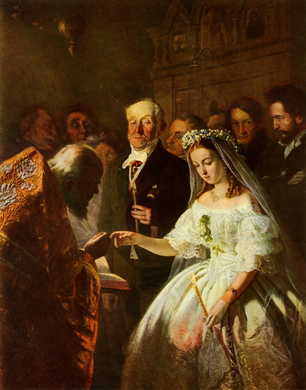 The Unequal Marriage by Vasily Pukirev