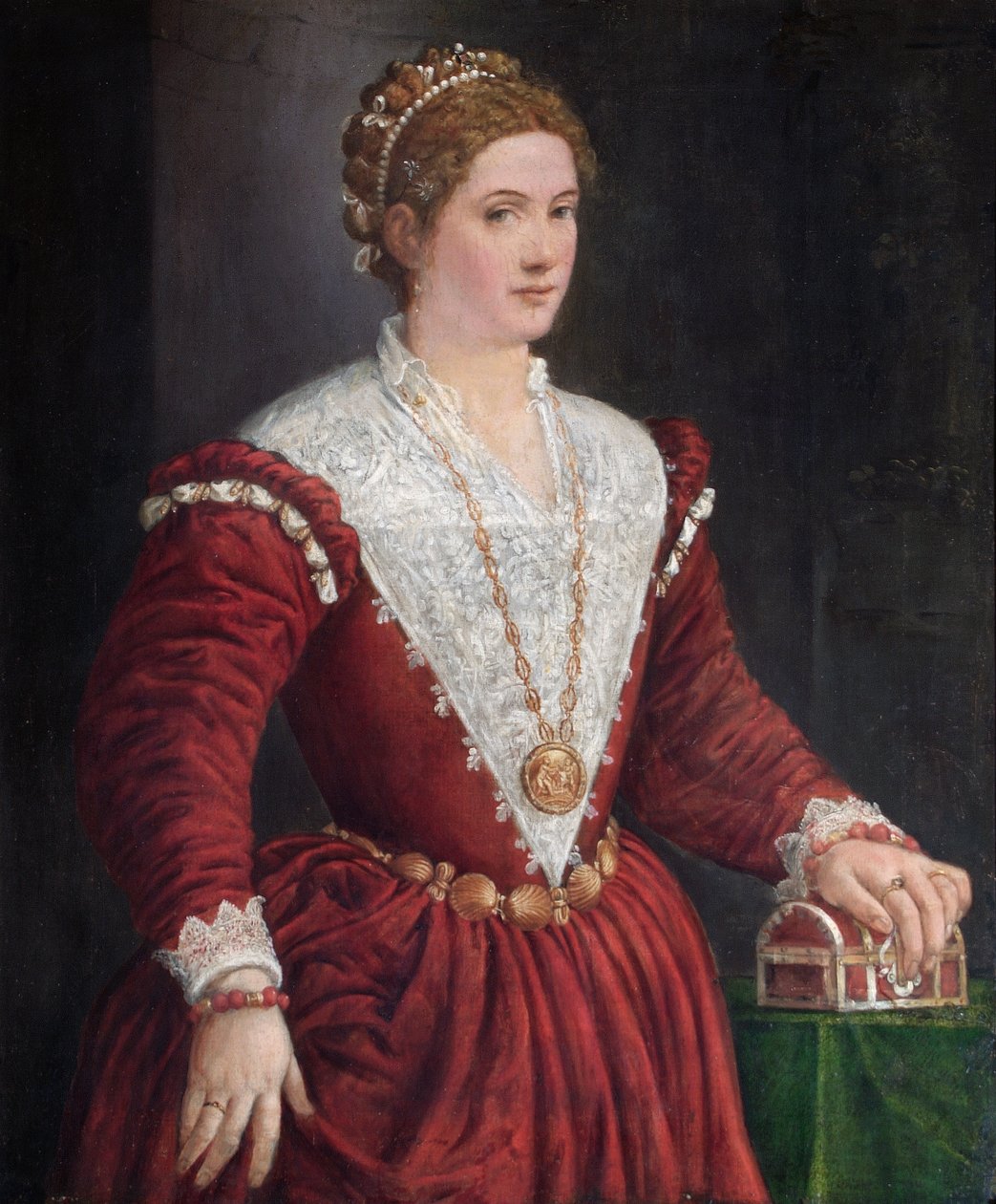 An Unknown Lady by Venetian School