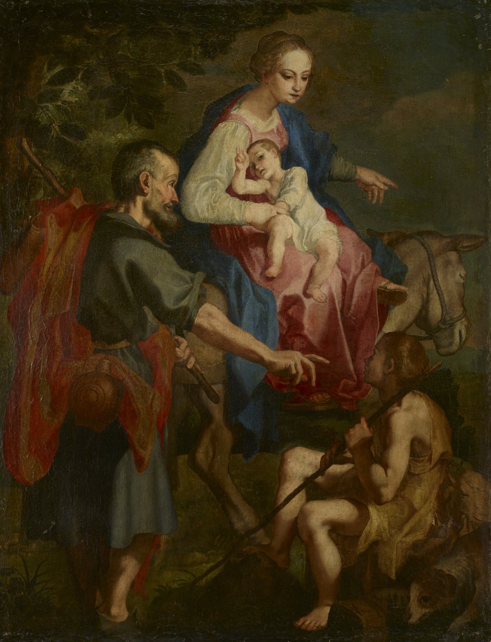 The Flight into Egypt by Ventura di Arcangelo Salimbeni