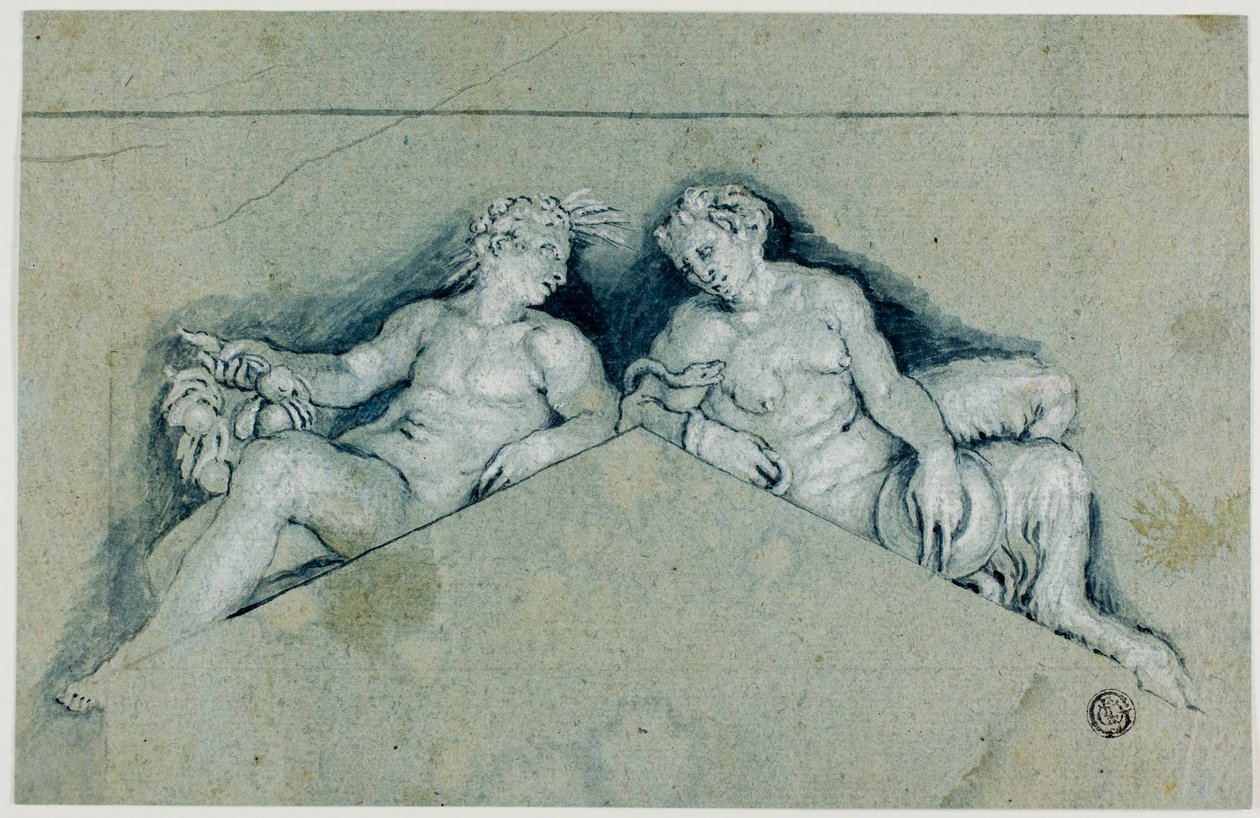 Overdoor with Allegorical Male Figure by Veronese