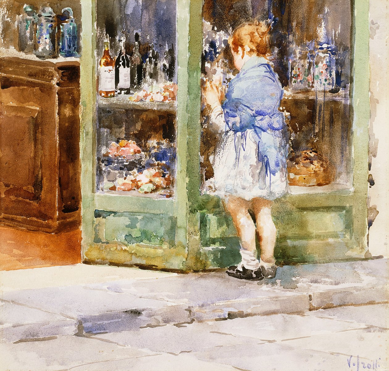 The Window-shopping Girl by Vicenzo Irolli
