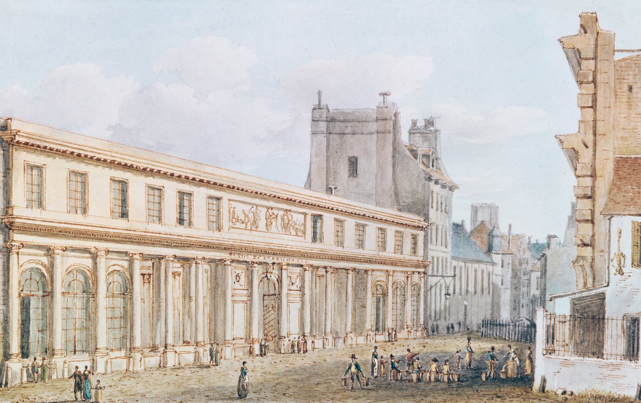 View of the Ecole de Medecine, Paris by Victor Jean Nicolle