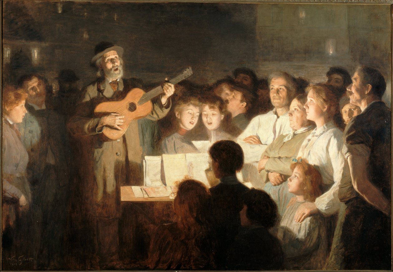 The Song Merchant by Victor Gabriel Gilbert