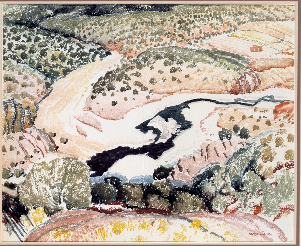 Arroyo Landscape by Victor Higgins