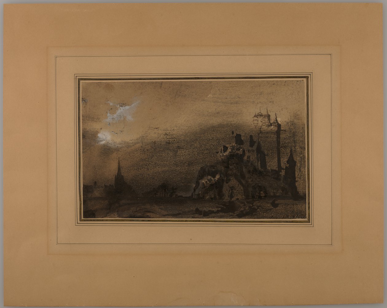 Landscape with a Castle by Victor Hugo