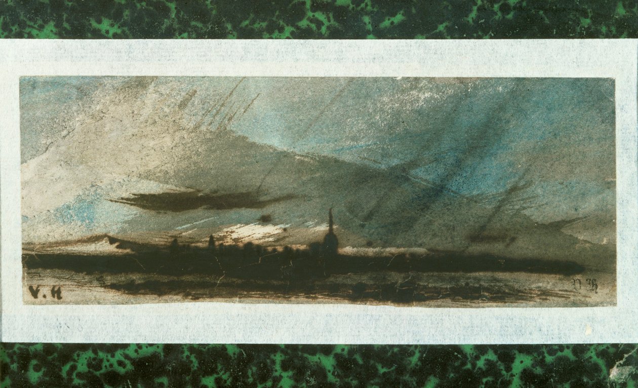 City at Twilight by Victor Hugo
