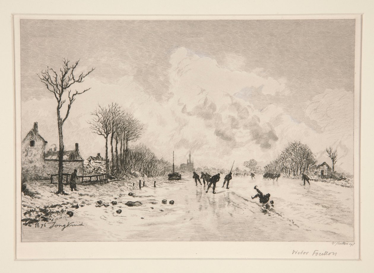 The Skaters by Victor Louis Focillon