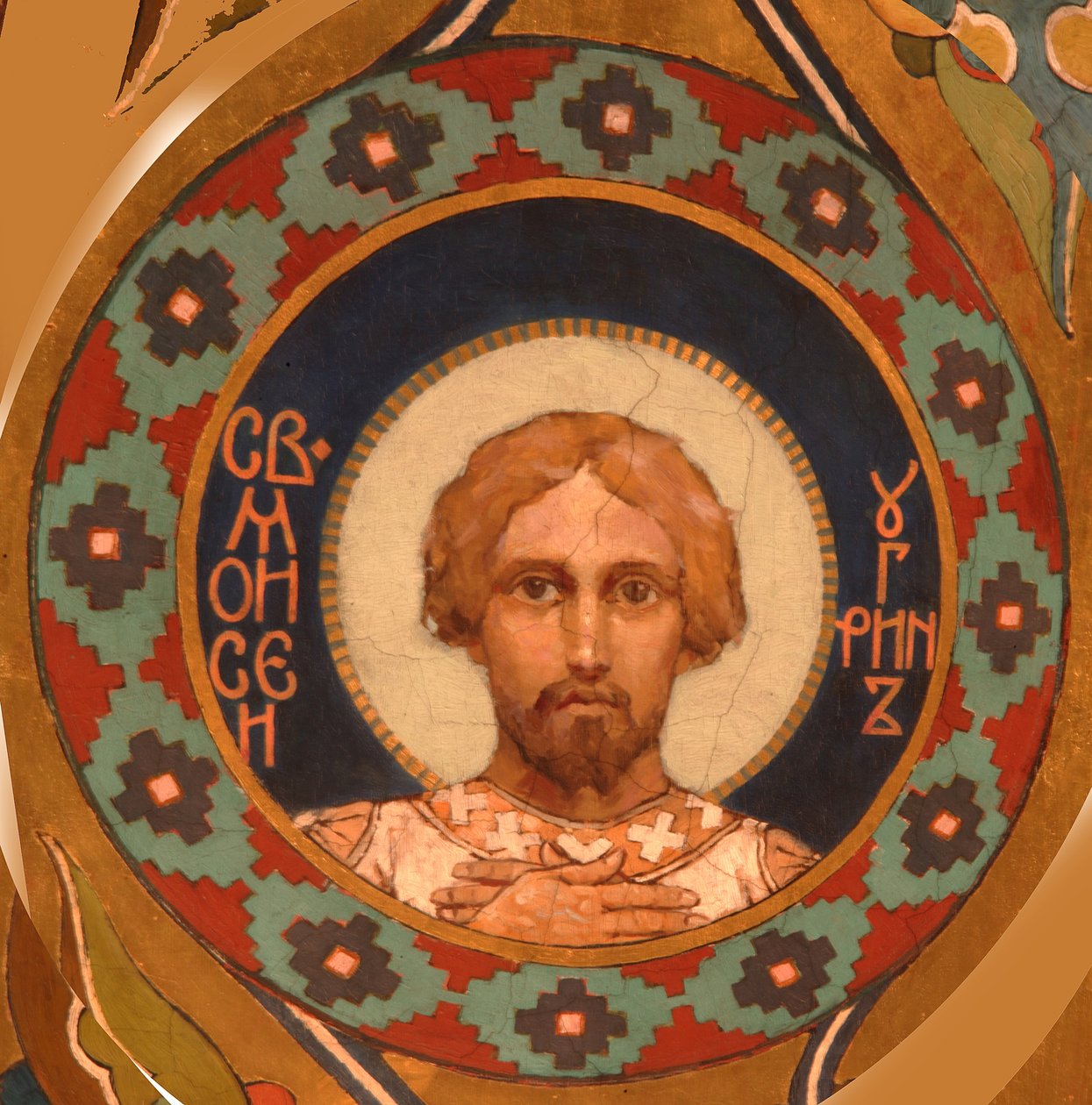 Saint Moses the Hungarian, 1885-1896 by Viktor Mikhaylovich Vasnetsov