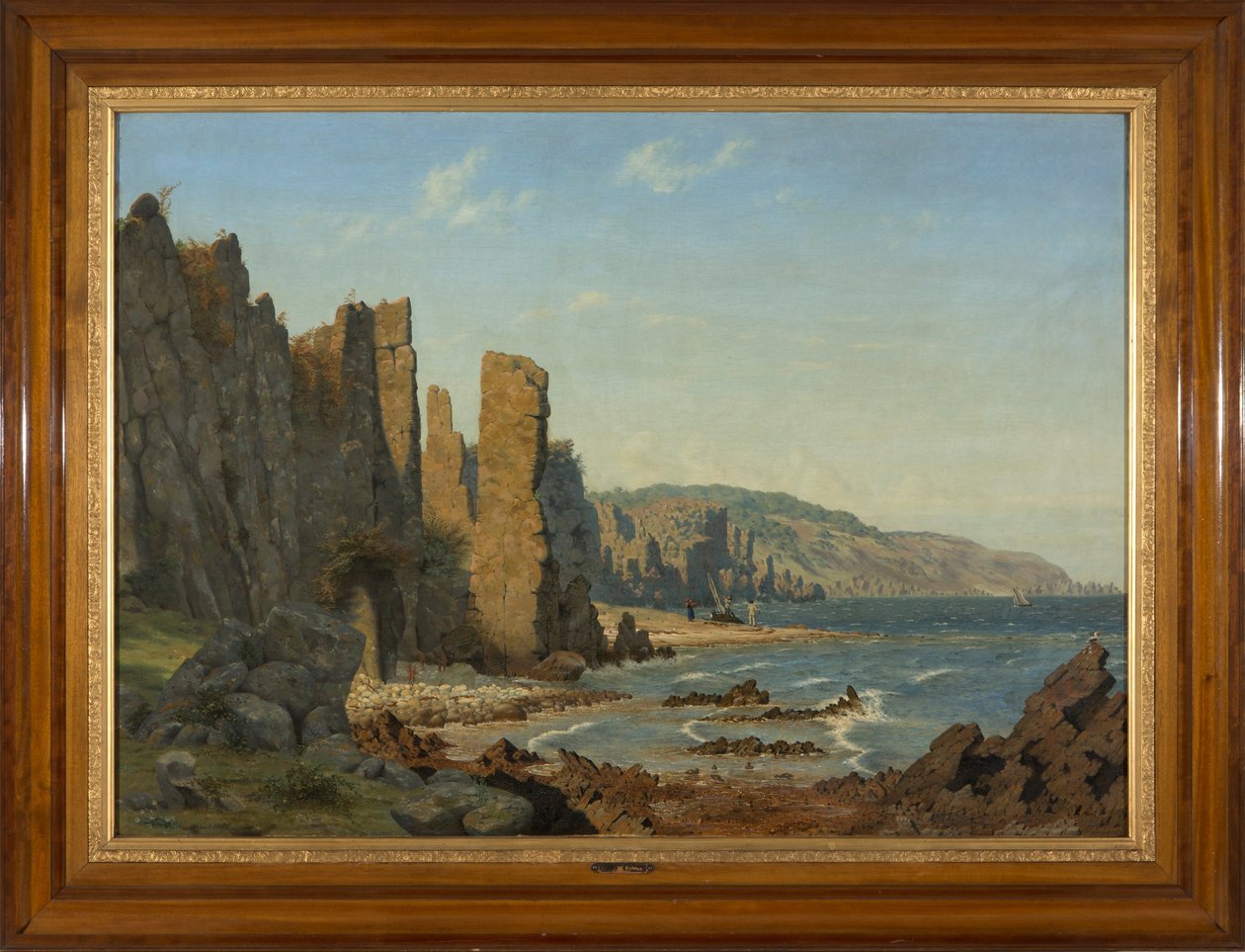 Beach Formation on Bornholm, Scene from Rø by Vilhelm Kyhn