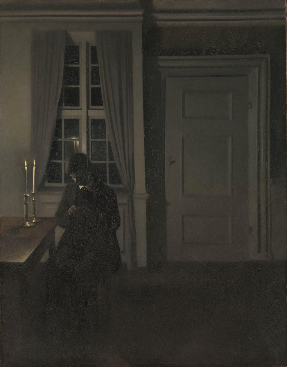 The Collector of Coins, 1904 by Vilhelm Hammershoi