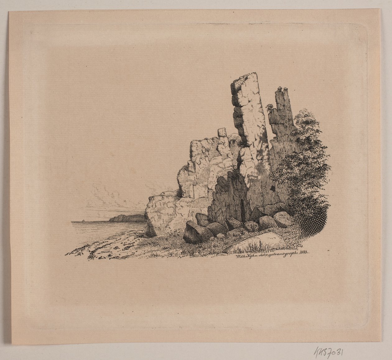 Rocky Coast of Bornholm by Vilhelm Kyhn
