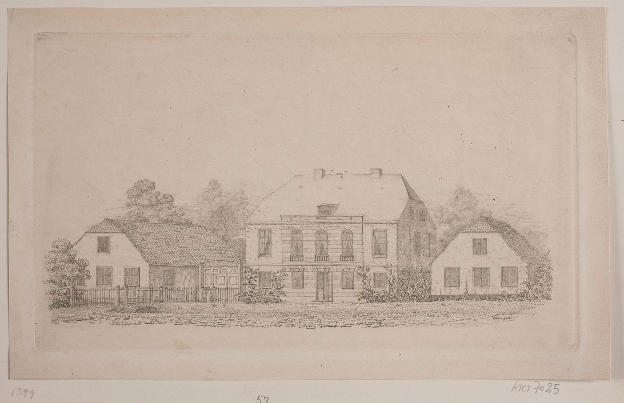 A Villa on Frederiksberg Avenue by Vilhelm Kyhn