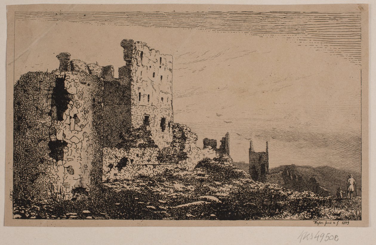 Hammershus on Bornholm by Vilhelm Kyhn