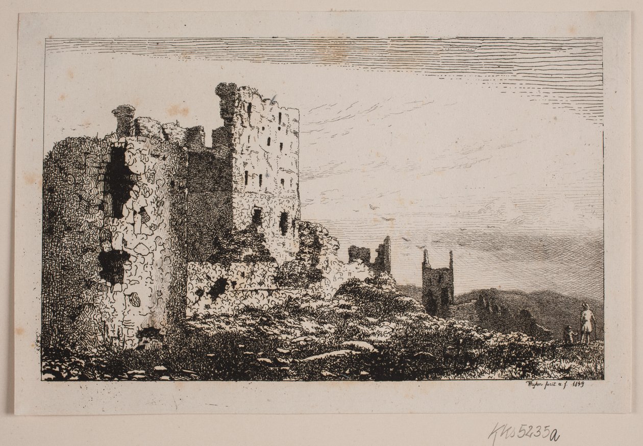 Hammershus on Bornholm by Vilhelm Kyhn