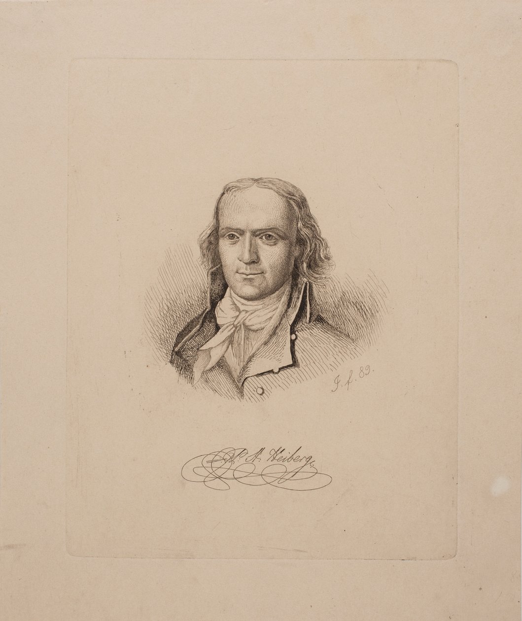 Portrait of P. A. Heiberg by Vilhelm Kyhn