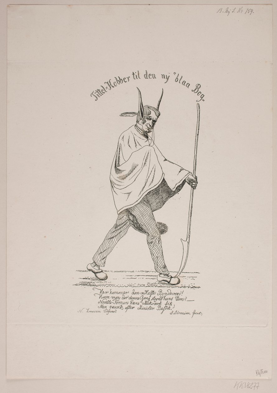 Satirical Portrait by Vilhelm Kyhn