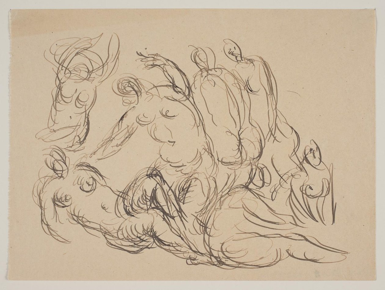 Composition with Seven Naked Women by Vilhelm Lundstrøm
