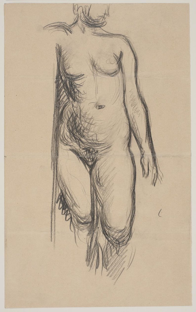 Standing Female Model by Vilhelm Lundstrøm