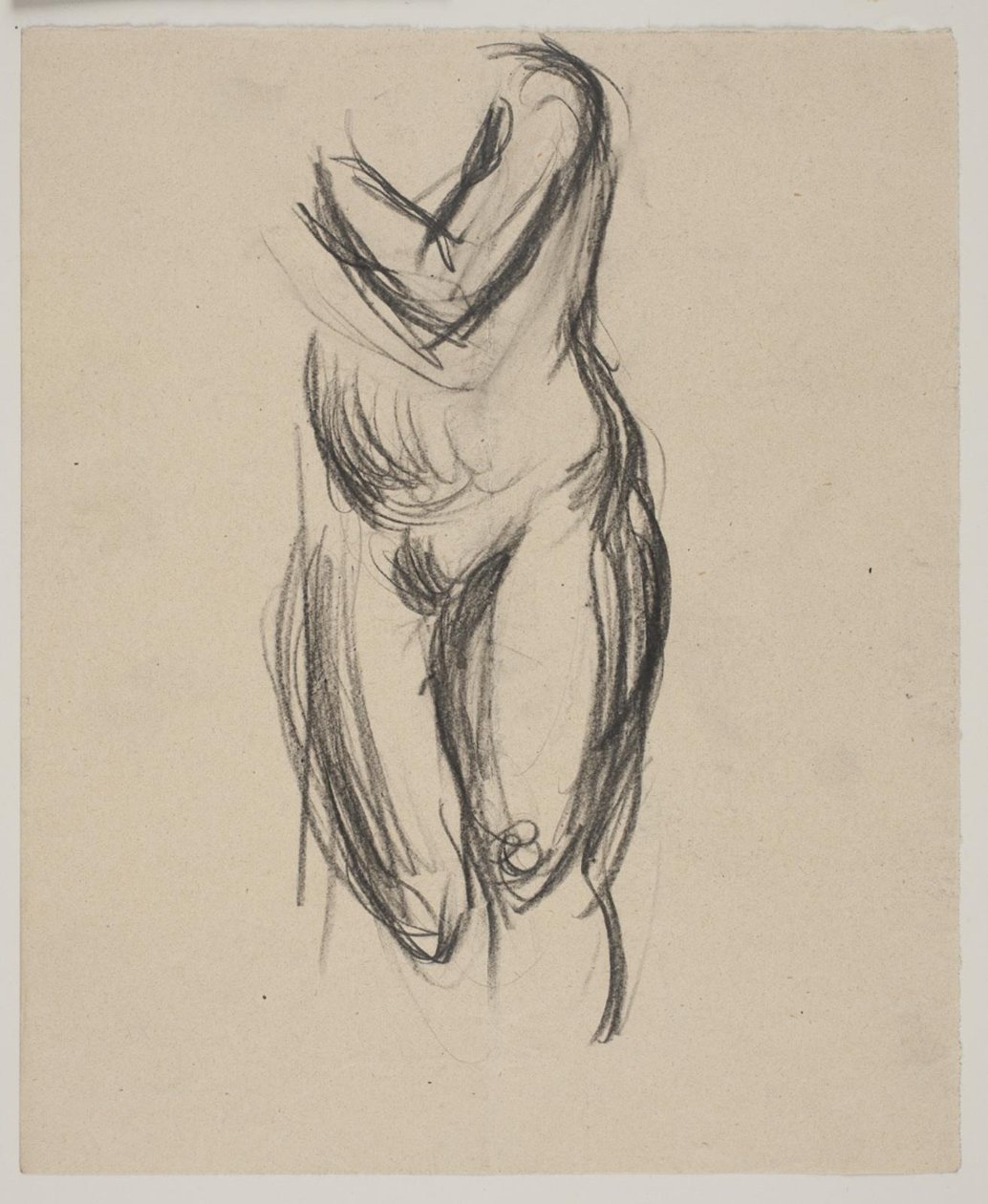 Standing Female Model by Vilhelm Lundstrøm