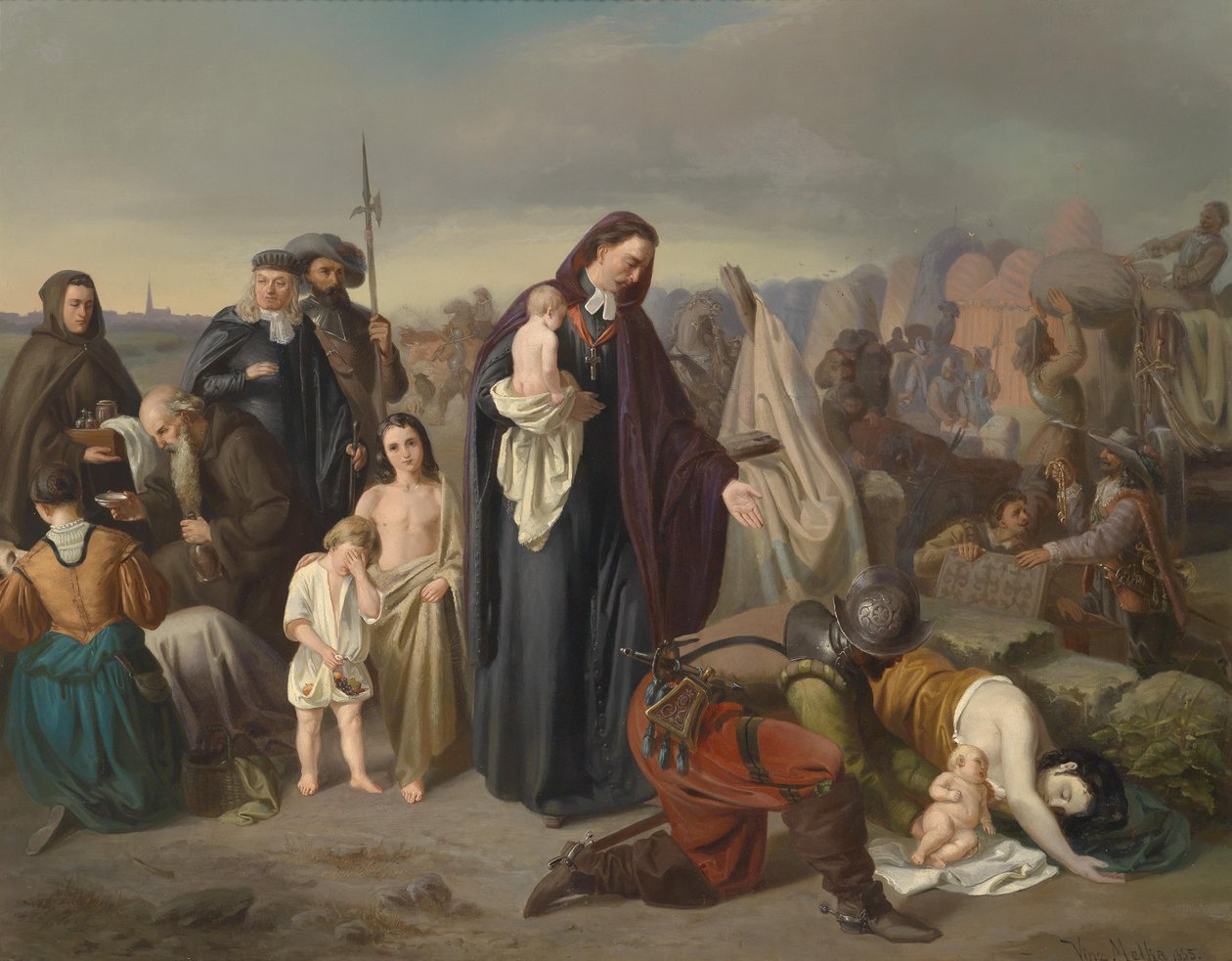 Kollonitsch in the Turkish Camp by Vince Melka