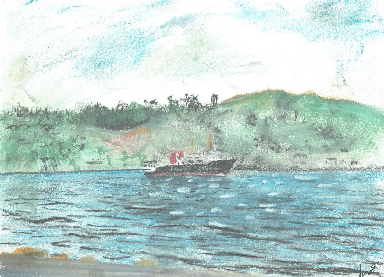 Ferry to the Isle of Jura, 2005 by Vincent Alexander Booth