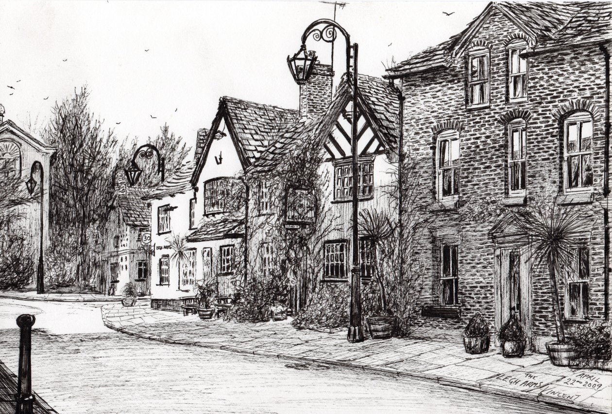 Leigh Arms Prestbury by Vincent Alexander Booth