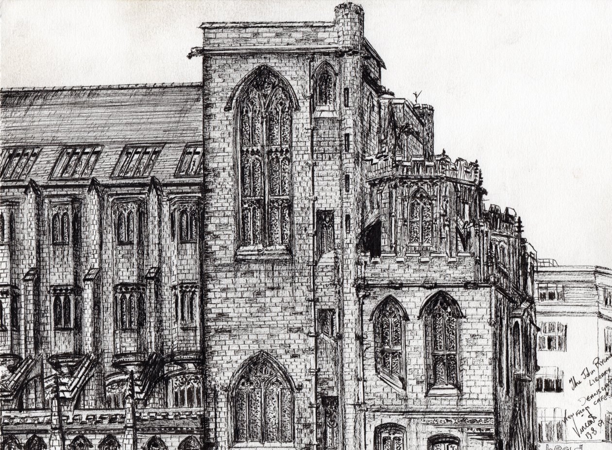 Rylands Library Manchester by Vincent Alexander Booth
