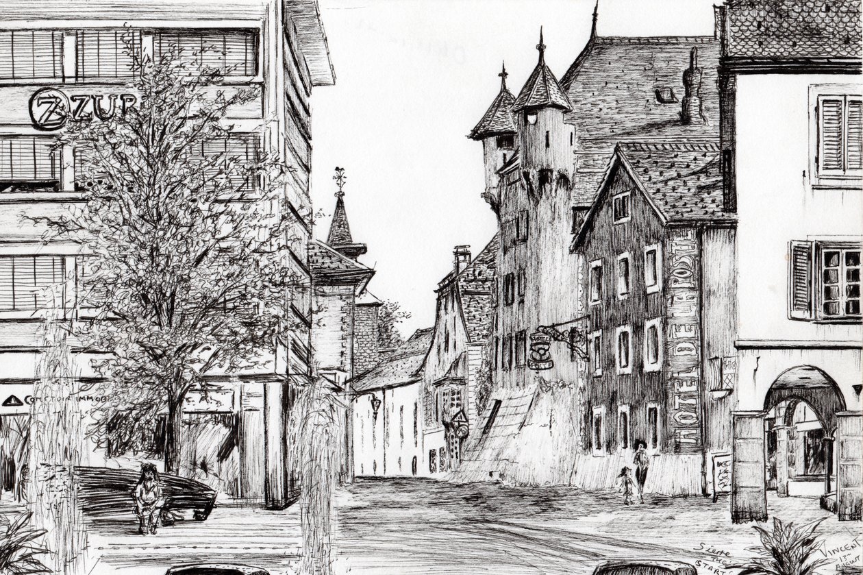 Sierre Switzerland by Vincent Alexander Booth