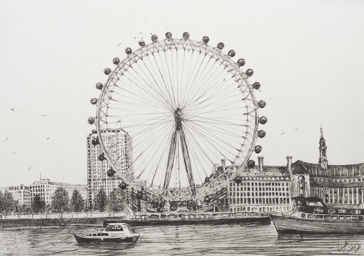 The London Eye by Vincent Alexander Booth