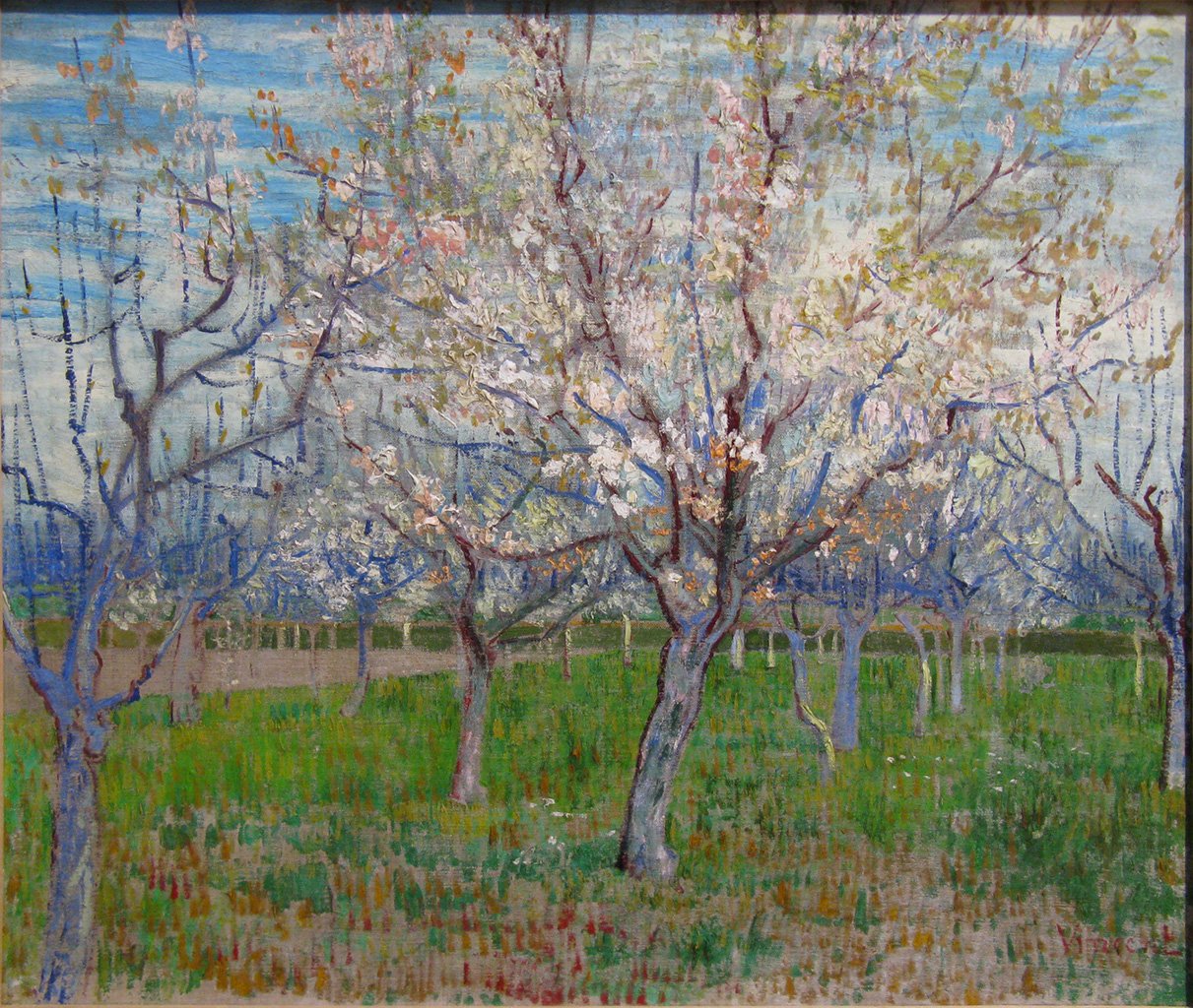 The Pink Orchard by Vincent van Gogh