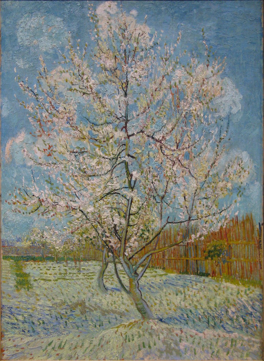 The Pink Peach Tree by Vincent van Gogh