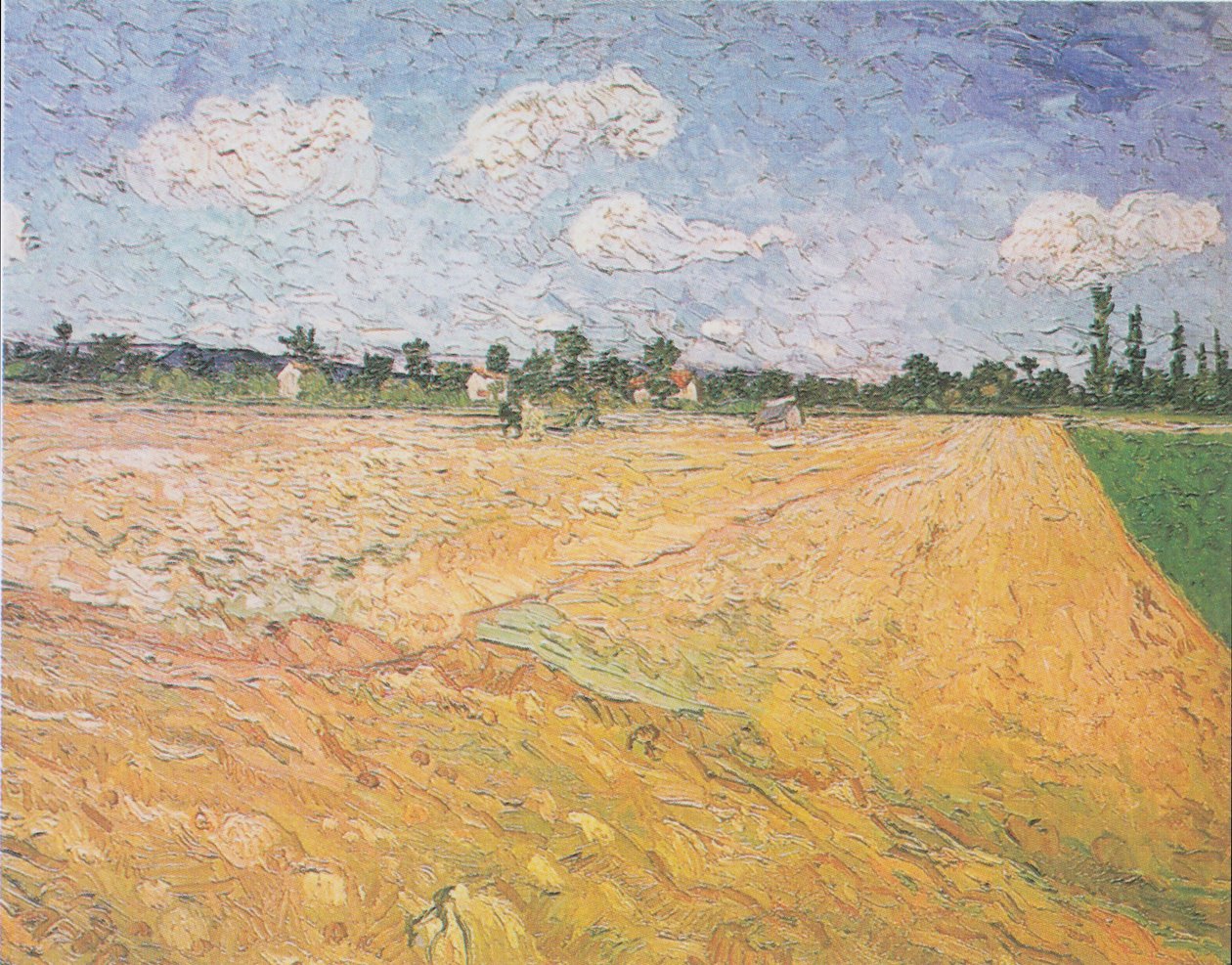 Plowed Field by Vincent van Gogh