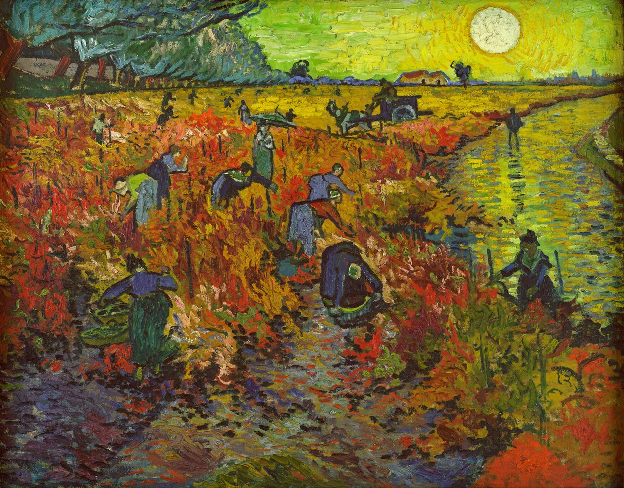 Red Vineyard at Arles by Vincent van Gogh