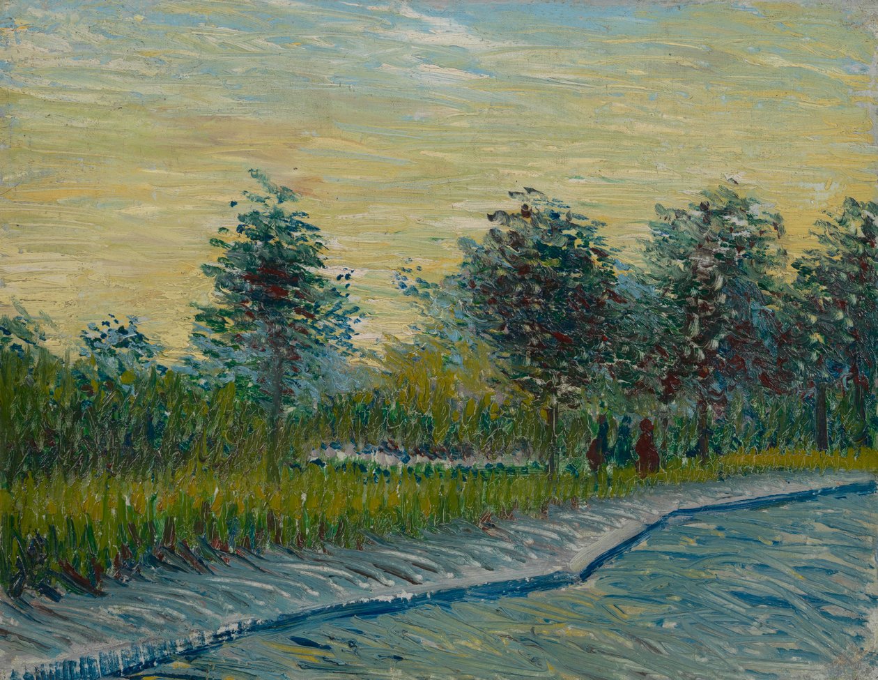 Square Saint-Pierre at Sunset by Vincent van Gogh