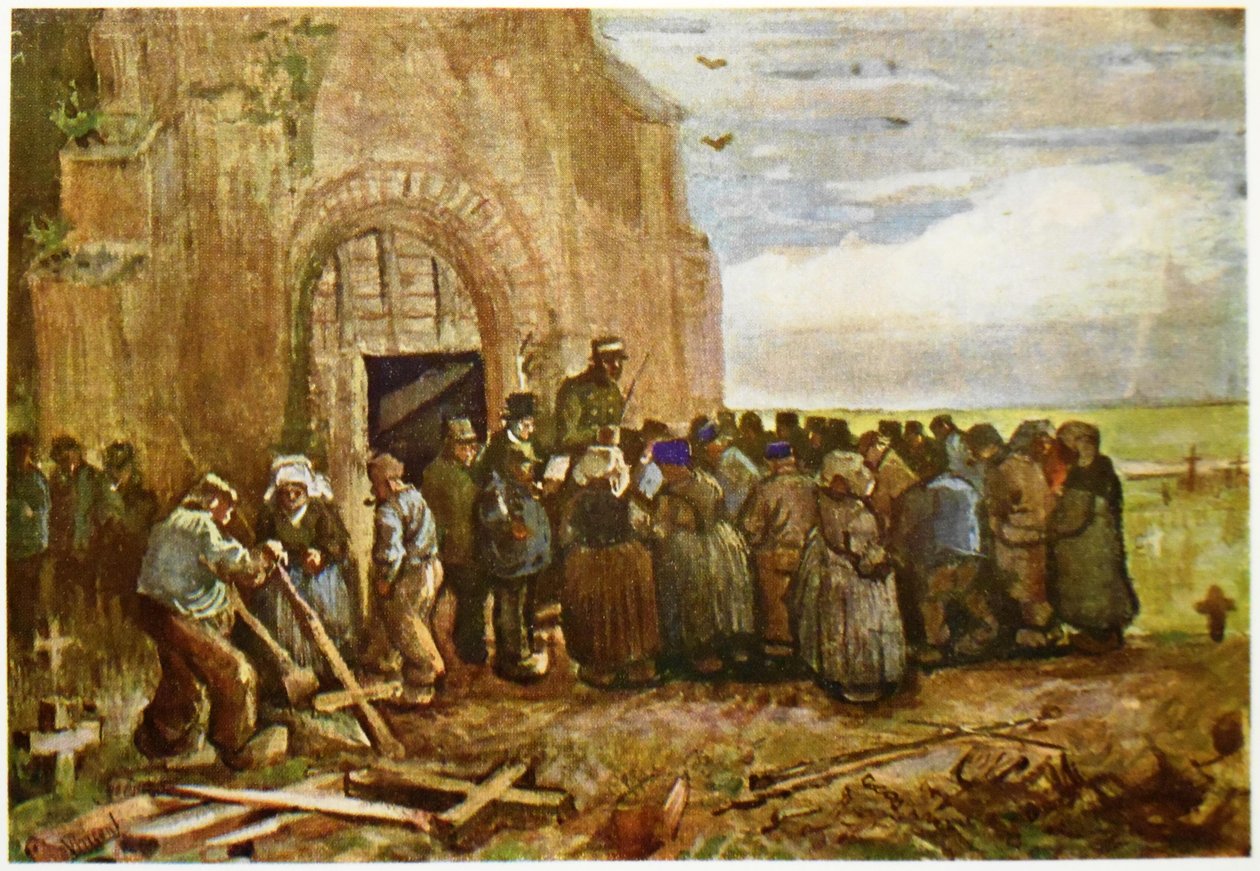 The Sale of the Crosses of the Cemetery by Vincent van Gogh