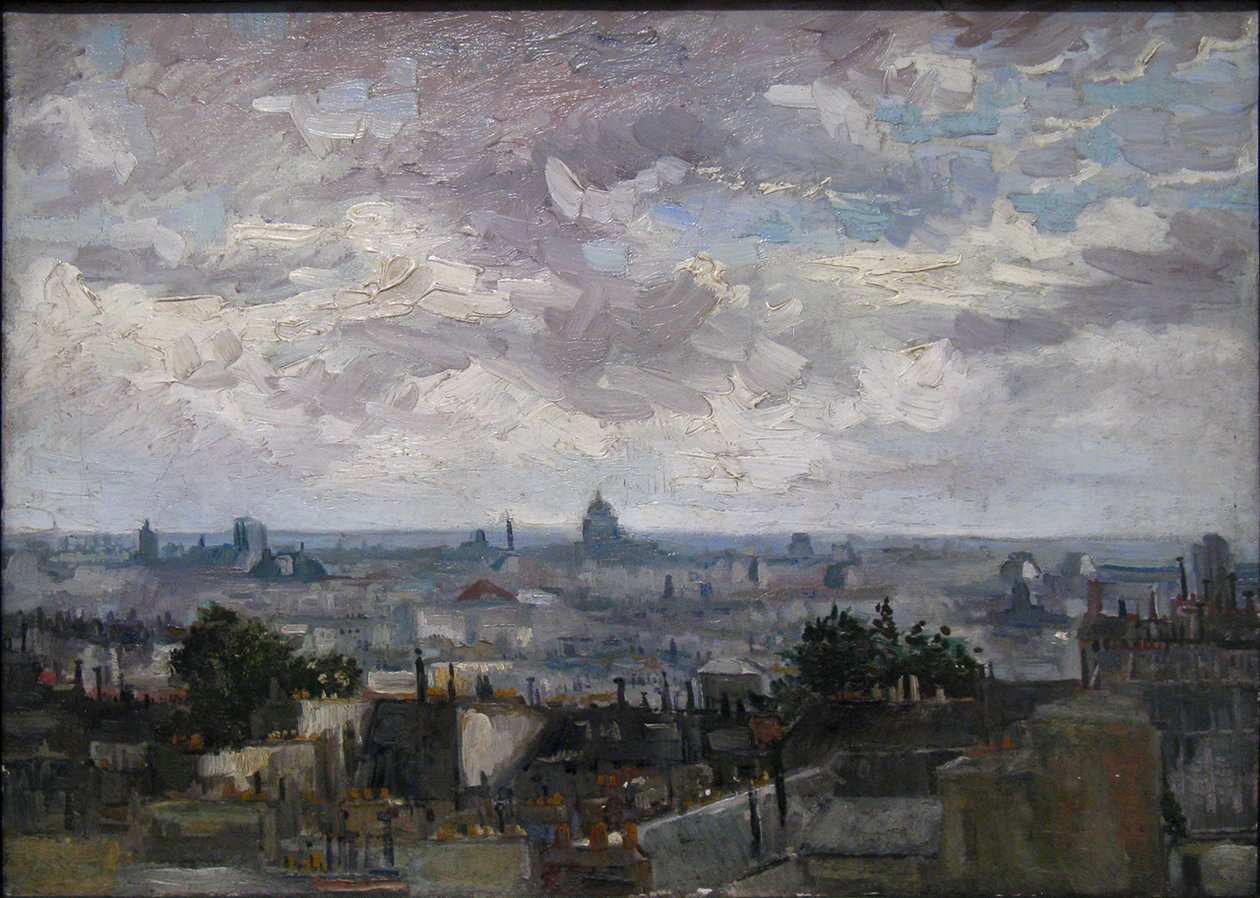 View of the Roofs of Paris by Vincent van Gogh