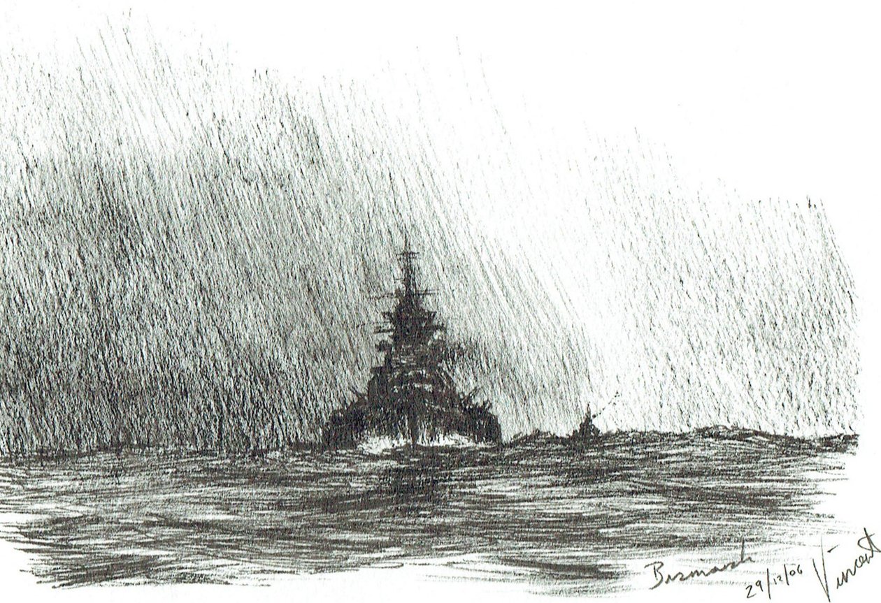 Bismarck Heads Out by Vincent Alexander Booth
