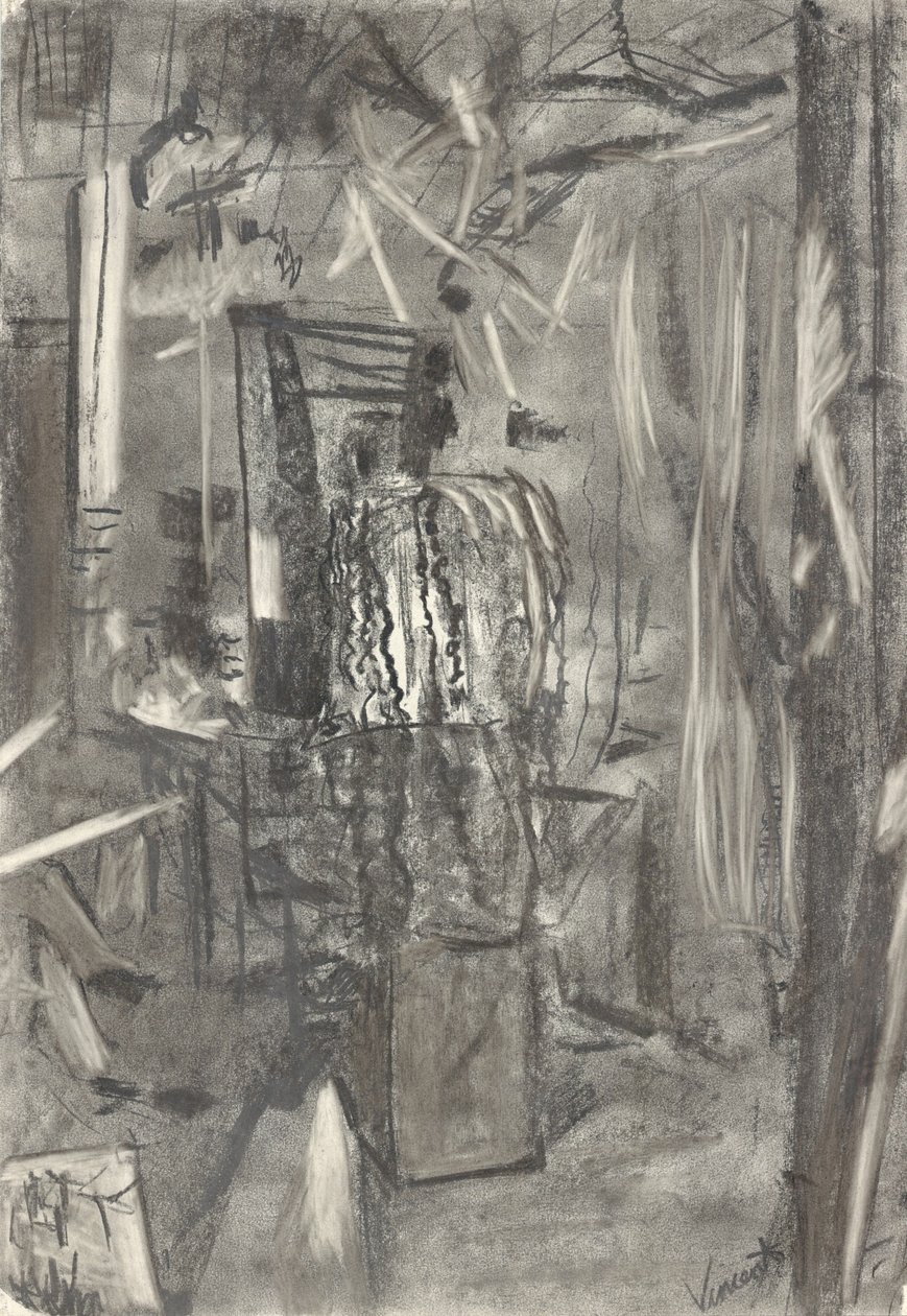 Candle and shadows by Vincent Alexander Booth