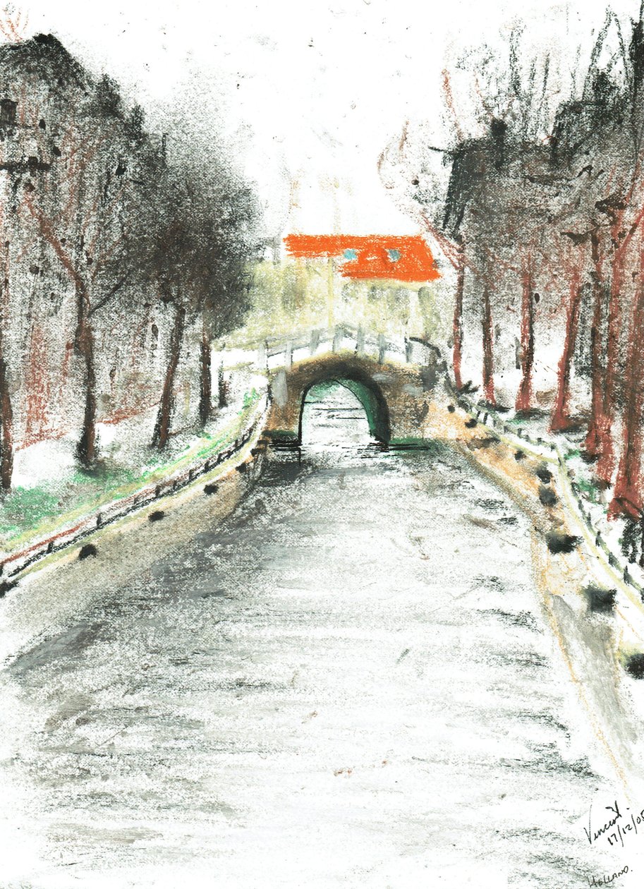 Holland, canal view by Vincent Alexander Booth